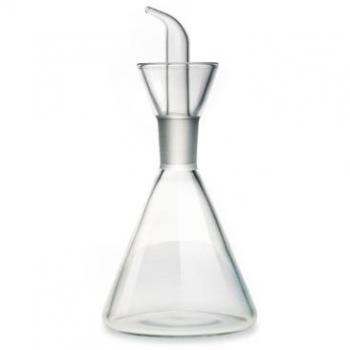 Contenitore per Condimenti in Vetro Salvagoccia Conico 500 ml Classe