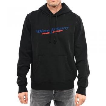 Diesel Kapuzensweatshirt S‑Ginn‑Hood – 100% Polyamid, wasserabweisend, perfekte Passform