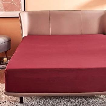 Lenzuola Matrimoniale 150x200 Politetra Rosso