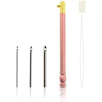 Knitting and Sewing Tool Set with Crochet Hooks and Threader