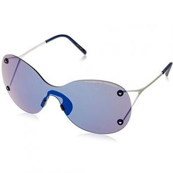 Porsche Design Sonnenbrille „Sonnenkuss“ P8621 D 99 1 145 – Ovale Form – 99 % Schutz – Silbergrau