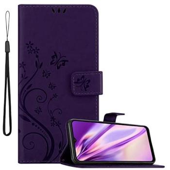 Cadorabo Violette Blütenhülle für Samsung Galaxy A23 4G