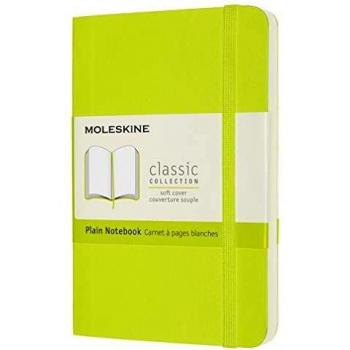 Moleskine Pocket Plain Notebook – Soft Cover, Lemon Green