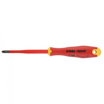 Felo Ergonic VDE E-Slim Pozidriv/Slotted Screwdriver Size 1