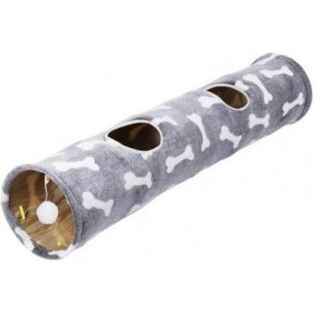 Jouet pour animaux, tunnel de jeu, lit chaud, nettoyage facile, double couche