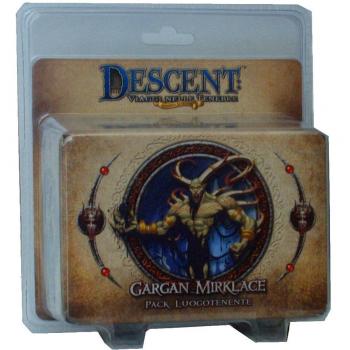 Giochi Uniti GU245 – Descent Seconda Edizione – Pacchetto Luogotenente Gargan Mirklace