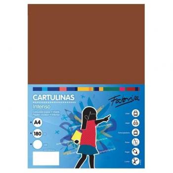 Set Cartulinas Color Marrón A4 180 gr – Manualidades