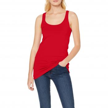 Vero Moda Débardeur Long My Soft Rouge Femme 44