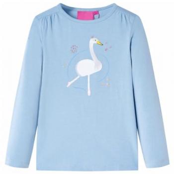 VidaXL Toddler Long Sleeve T-Shirt Light Blue 92