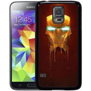 Couvercle stylé Iron Man Gold compatible Galaxy S4