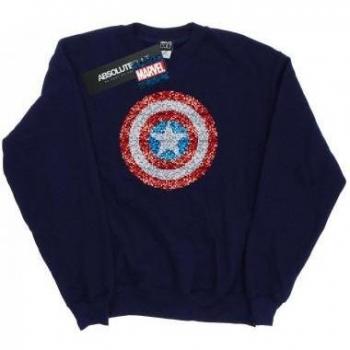 Felpa Donna con Stampa Scudo di Captain America Marvel