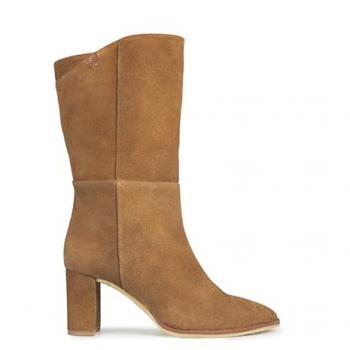Botas Agatha de piel de serraje para mujer