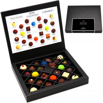 24‑er Pralinenbox „Schwarz“ von Hallingers