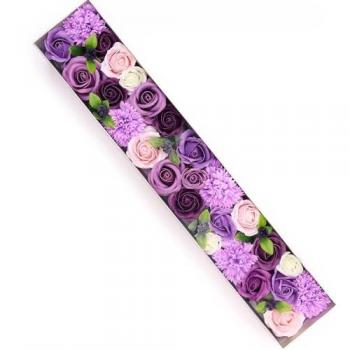 Paquete de Floración de Jabón Rosa Lavanda 50x8x9,5 cm