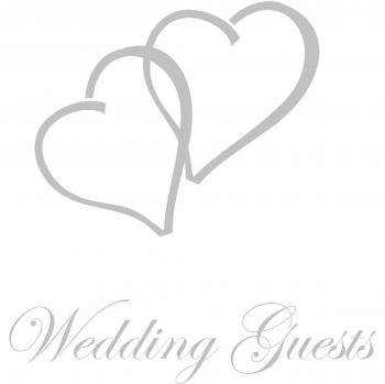 Wedding Guest Book, Bride and Groom, Special Occasion, Comments, Gifts, Well Wish's, Wedding Signing Book with Silver Love Hearts