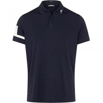 J.Lindeberg Heath Poloshirt für Herren, Regular Fit, dunkelblau, Größe S