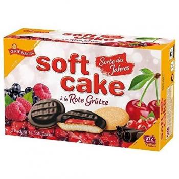 Weichkuchen Griesson, Rote Grütze‑Version 300 g