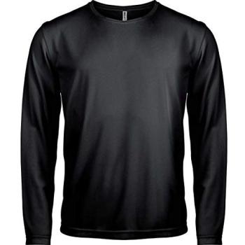 Proact Herren Sportlangarm T-Shirt schwarz L