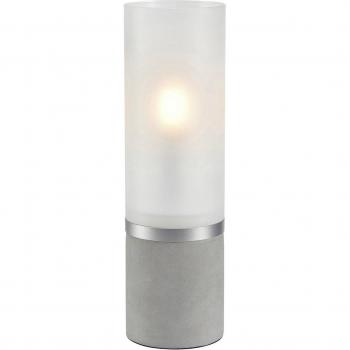 Lampada da tavolo Molo, Markslöjd, base in cemento, vetro smerigliato, altezza 30cm