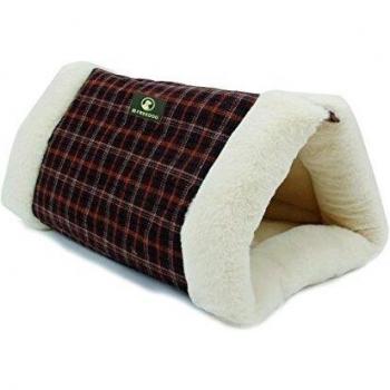 Cama túnel para Gatos Freecat Scotland, Color Marrón Oscuro