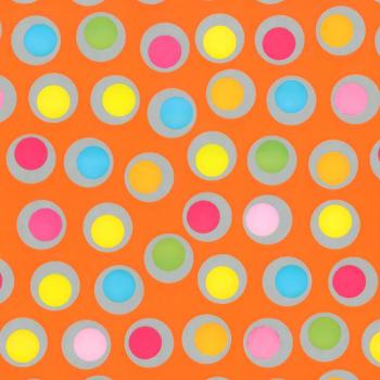 Papier cadeau Œufs orange 50 cm sur rouleau (1 pc.)
