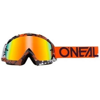 O'NEAL MX‑Freeride EyeGuard – 1,2 mm 3D-Linse in Orange & Weiß