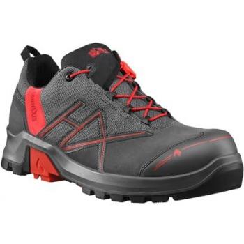 Connexis® GTX Zapato de Seguridad Haix Bajo 8 (42) Gris-Rojo S3 HRO HI CI WR