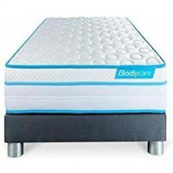 Matelas 90x200 BodyZone+ avec ressorts ensachés et Visco 5 Zones