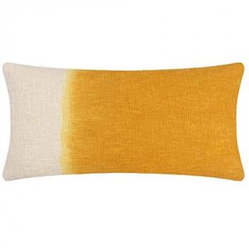 Mizu Ochre Filled Rectangle Cushion