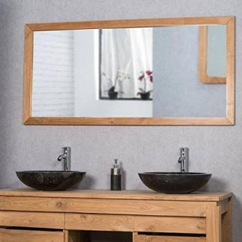 Miroir Teck Massif 145x70