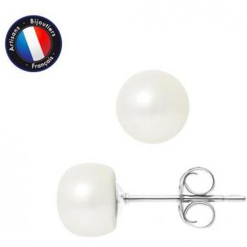 WhiteGold Aura Pearl Earrings