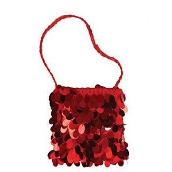Metamorph‑Retro-Flapper-Handtasche – Rote Glitzer-Version für 1920s