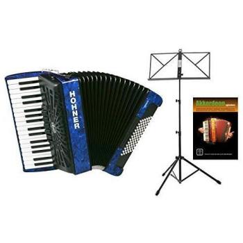 Hohner Bravo III Silentkey Akkordeon, blau