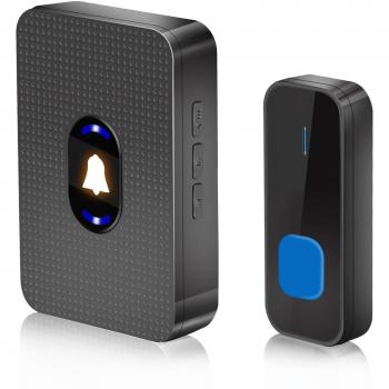 Night-Light Equipped Wireless Door Chime Kit
