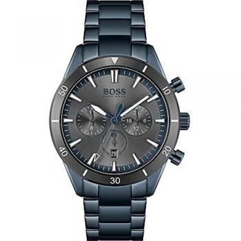 BOSS 1513865 Herren Chronograph mit Edelstahlarmband