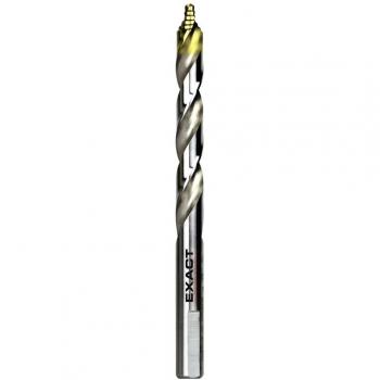 HSS TIN-TIP Punta a spirale 6 mm DIN 338 10 pz Exact 74860