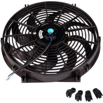 Universal Slim Electric Engine Cooling Fan 12V