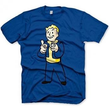 Camiseta Level Up Wear Vault Boy Charisma Azul