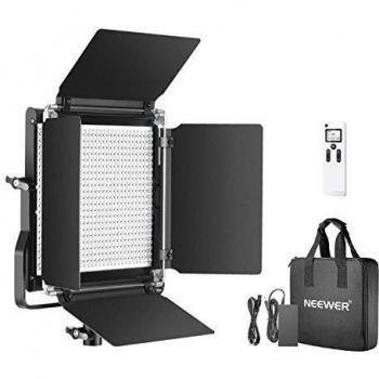 Neewer 660 LED‑Studioleuchte – Zweifarbiger Farbwechsel, 2,4 G Fernbedienung, LCD‑Anzeige