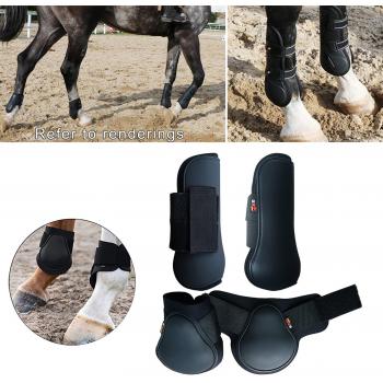 Botas de Protección PU para Pata de Caballo – Set de 4