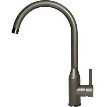Rubinetto cucina Elleci MKkadi93 adige con canna girevole moderna e colore K93 Dove Grey
