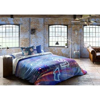 Juego Nórdico Lois Night Polycotton 144 Hilos Azul 240 x 230 cm