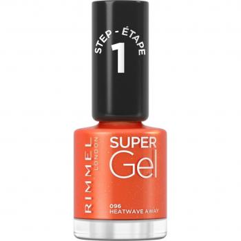 Rimmel Super Gel Nail Polish, Shade 096 Heatwave Away, 12 ml without UV/LED sealing