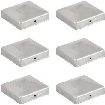 Panneaux de Sécurité – Bouchons de Poteau, Métalliques Galvanisés (Pack 6)