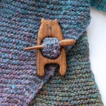 Épingle en bois motif animal pour accessoires