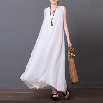 Vintage White Maxi Dress