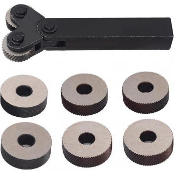 Kit de molettes à pas linéaire 7 pièces 0,5mm 1mm 2mm