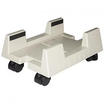 Scrivania Regolabile in Altezza con Rotelle, Colore Grigio