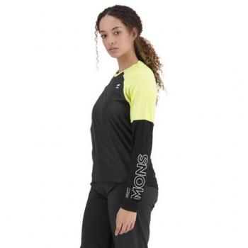 Maglia MTB a Maniche Lunghe in Merino Donna Mons Royale Tarn