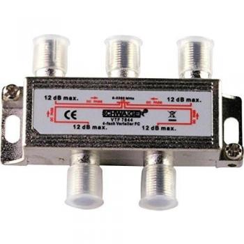 SCHWAIGER 4-fach Verteiler 5-2250 MHz